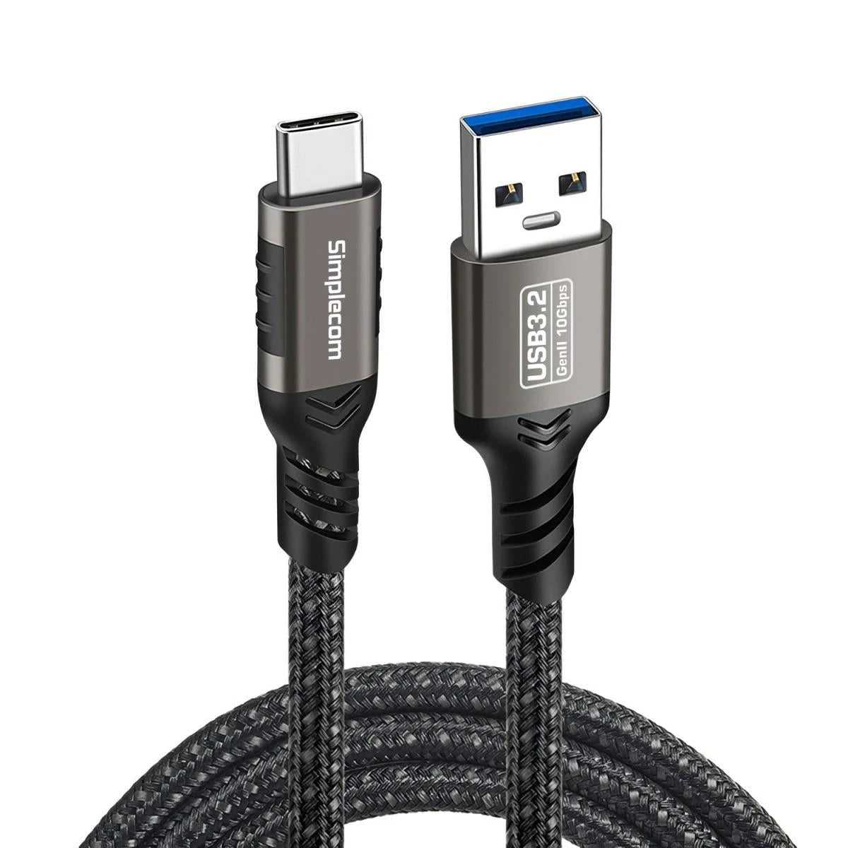 Simplecom CAU510 USB-A to USB-C 1m Data and Charging Cable by Simplecom