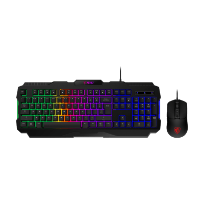 MSI Forge GK100 Combo Gaming Keyboard and Mouse - IT Warehouse
