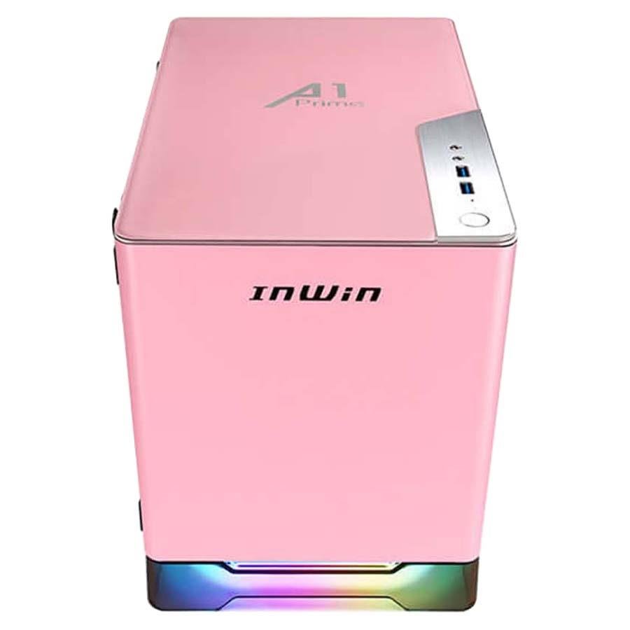 InWin A1 Prime Mini - ITX Case Pink with 750W PSU Gold - IT Warehouse