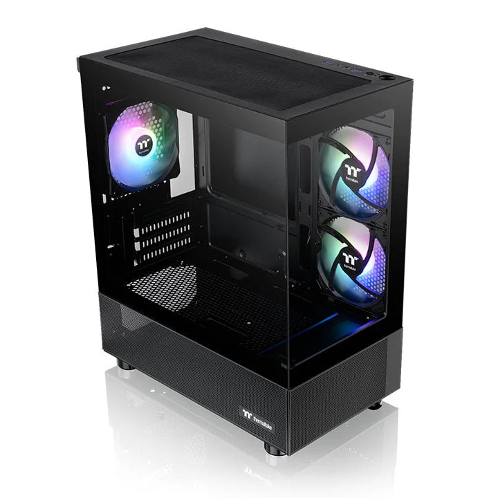 ThermalTake View 170 ARGB Tempered Glass Micro Case Black Edition - IT Warehouse