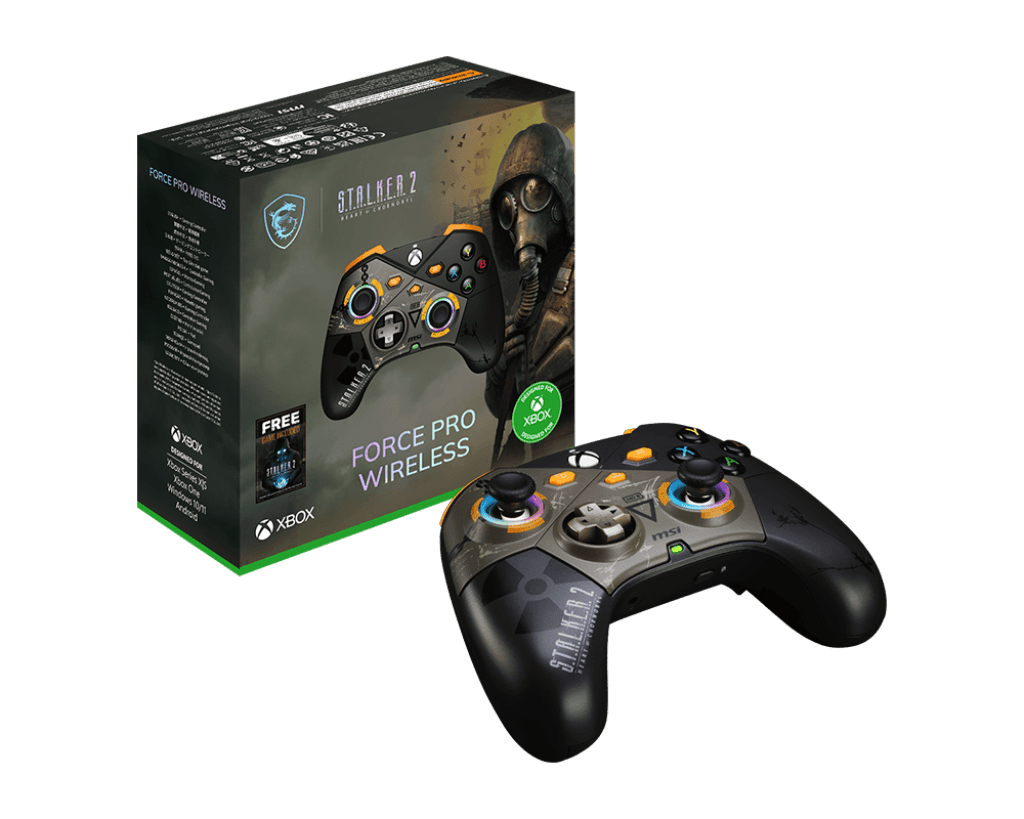 MSI FORCE Pro W Stalker 2 Edition Wireless Gaming Controller - IT Warehouse