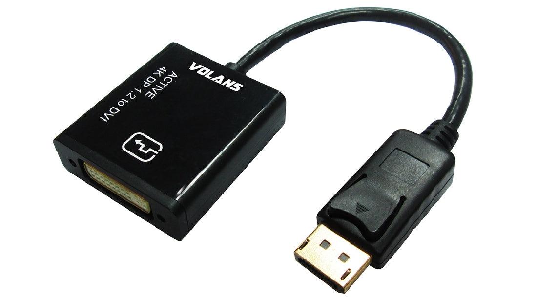 Volans DP To DVI M - F Converter (V 1.2) Active Type (4K) - IT Warehouse