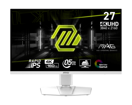 MSI MAG 274URFW 27in 160Hz 4K Gaming Monitor - White - Electronics > Video > Computer Monitors from MSI