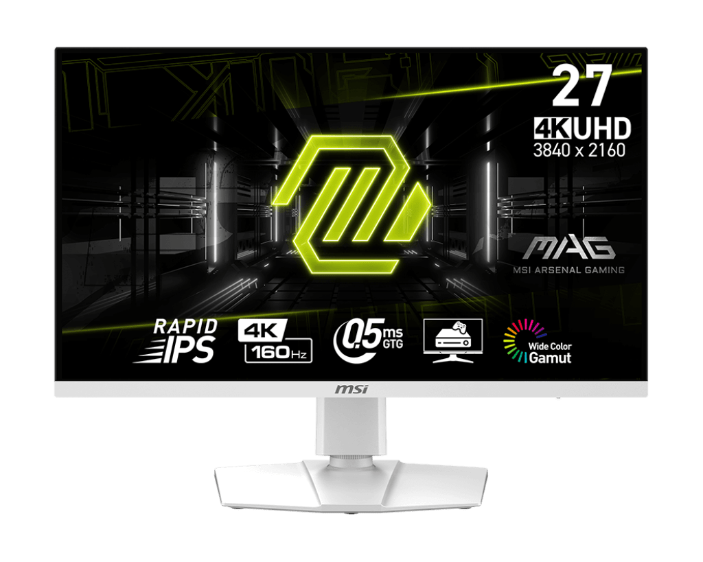 MSI MAG 274URFW 27in 160Hz 4K Gaming Monitor - White by MSI