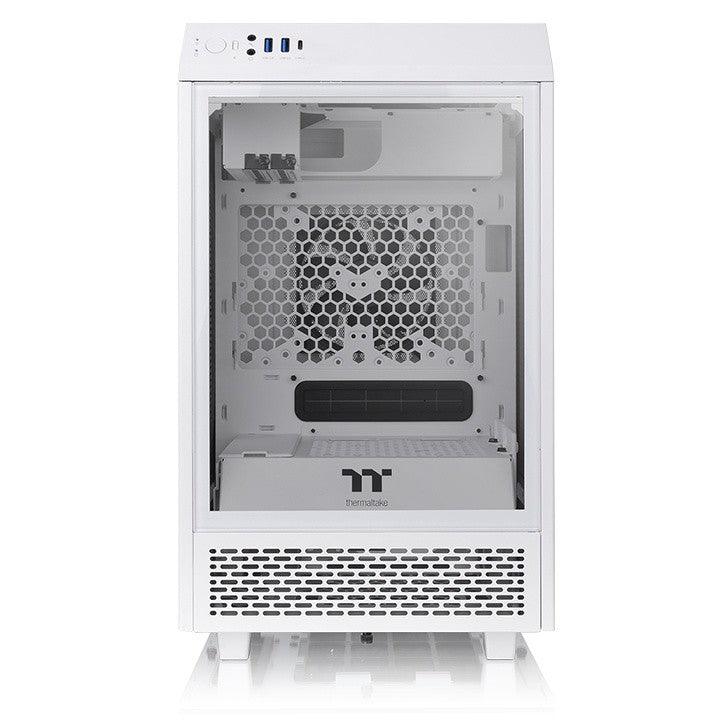 ThermalTake The Tower 100 Tempered Glass Mini Tower White Edition - IT Warehouse