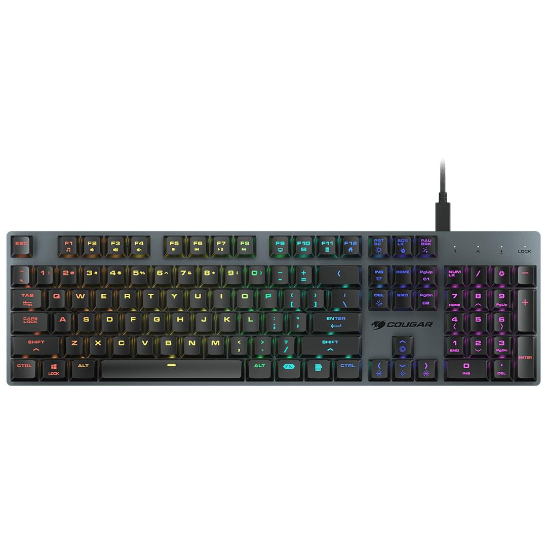 Cougar Luxlim Low Profile Gaming Keyboard - Red Switch - Electronics > Electronics Accessories > Computer Components > Input Devices > Keyboards from Cougar