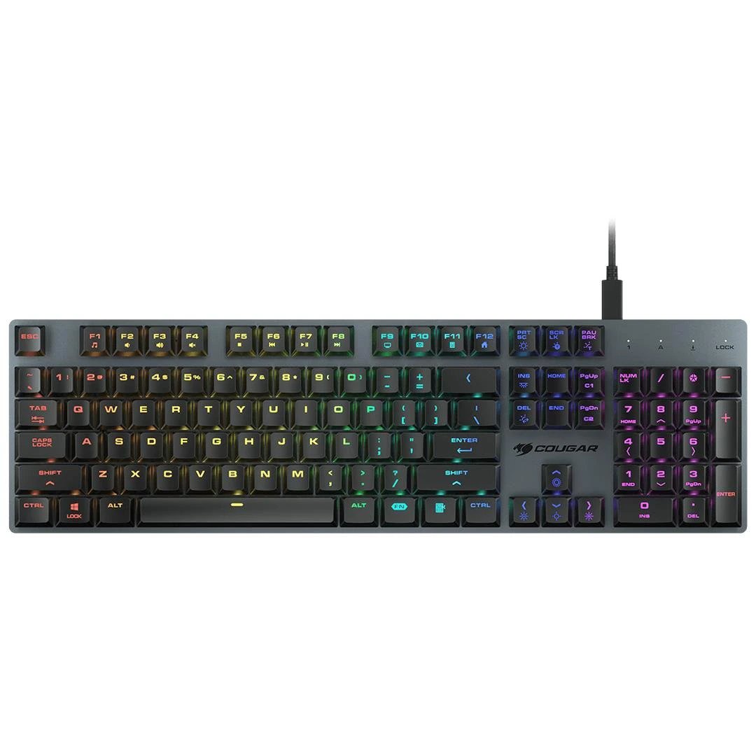 Cougar Luxlim Low Profile Gaming Keyboard - Red Switch by Cougar