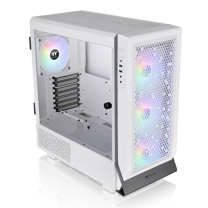 ThermalTake Ceres 500 TG ARGB Snow Mid Tower Chassis - IT Warehouse