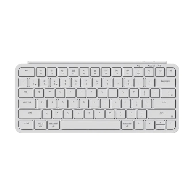 Keychron B1 Pro Wireless / Wired / 2.4GHz UltraSlim Wireless Keyboard (Ivory White) - IT Warehouse