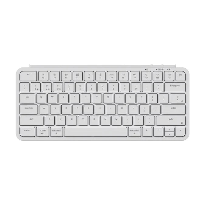 Keychron B1 Pro Wireless / Wired / 2.4GHz UltraSlim Wireless Keyboard (Ivory White) by Keychron