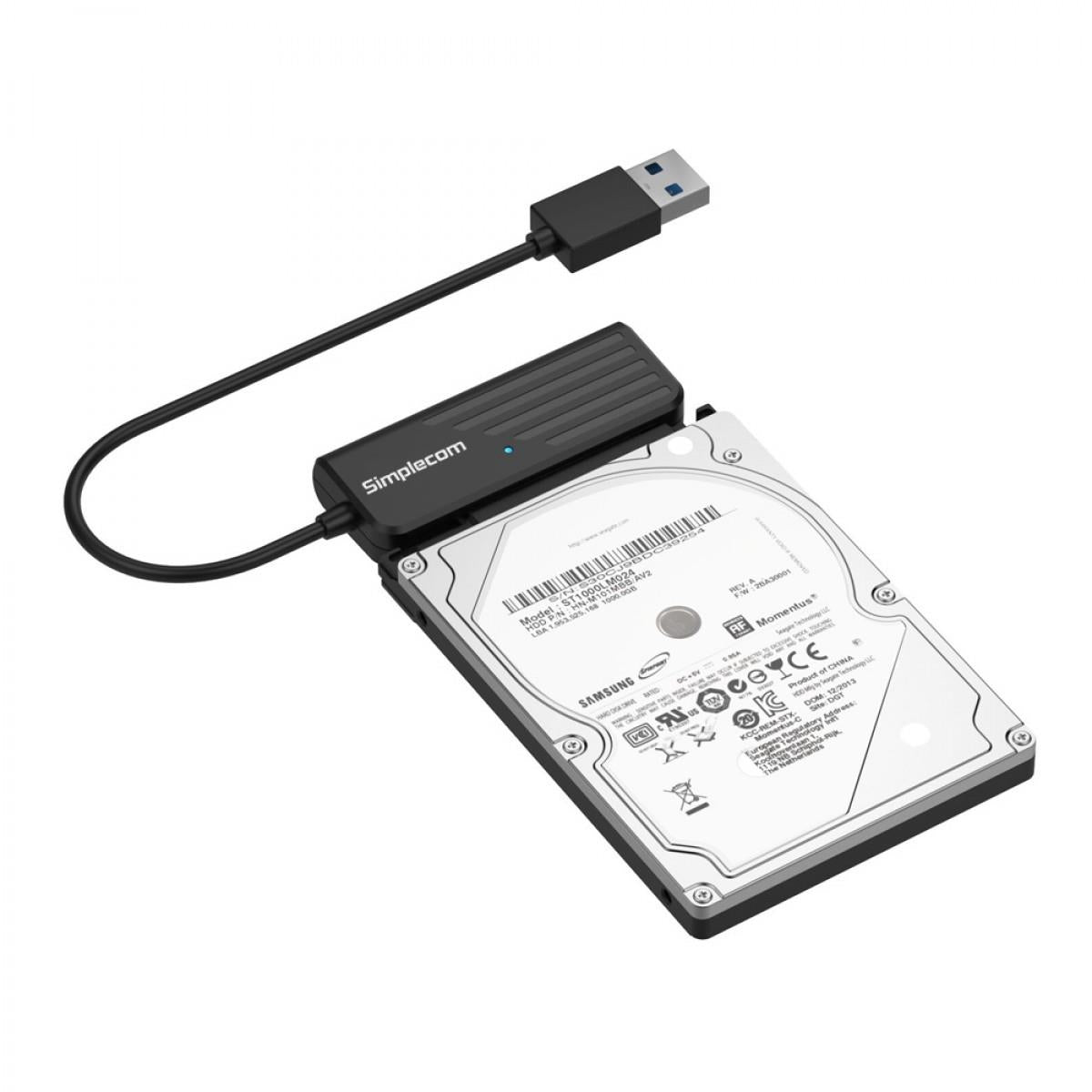 Simplecom SA205 USB - 3.0 To 2.5 SATA Adapter - IT Warehouse
