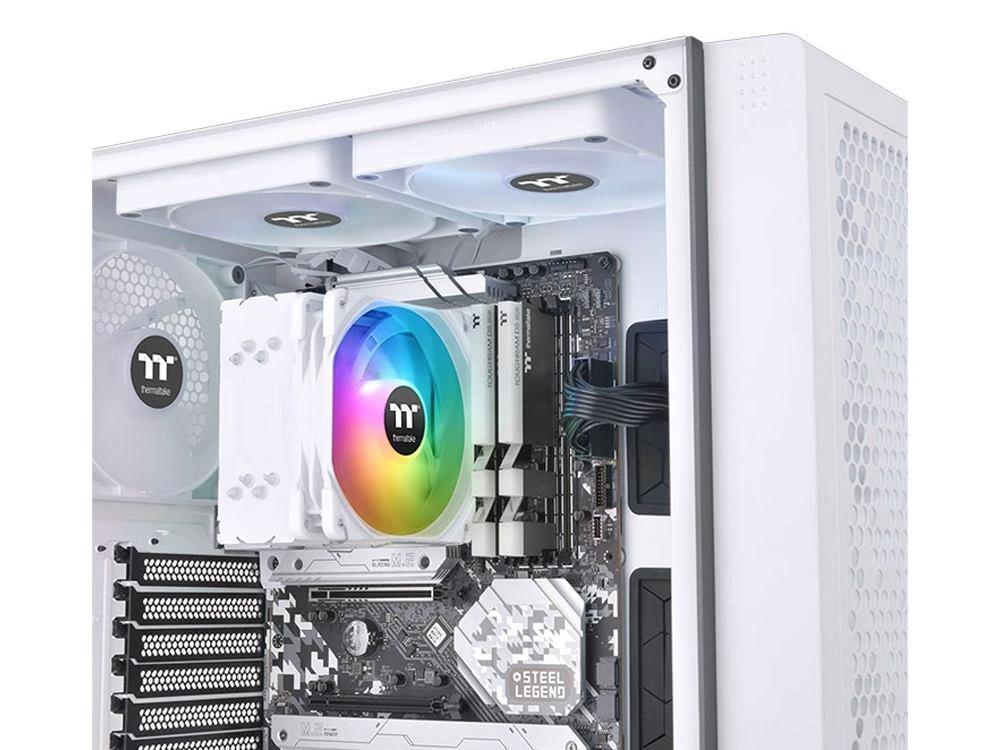ThermalTake UX200 SE ARGB Lighting CPU Cooler - White by Thermaltake