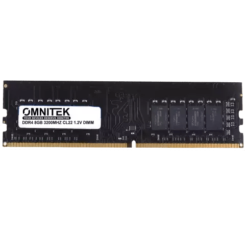 Omnitek 8GB DDR4 3200MHZ DIMM - IT Warehouse