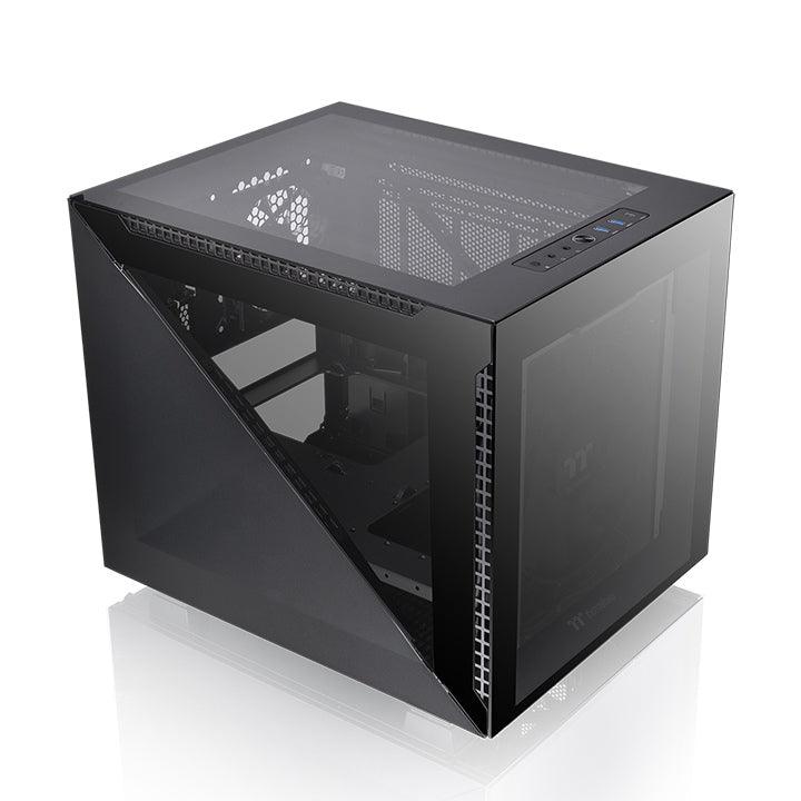 ThermalTake Divider 200 TG Air Micro Chassis Black - IT Warehouse