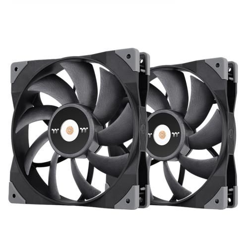 ThermalTake ToughFan 14 Pro Radiator Fan (2 Pack) - Black - IT Warehouse
