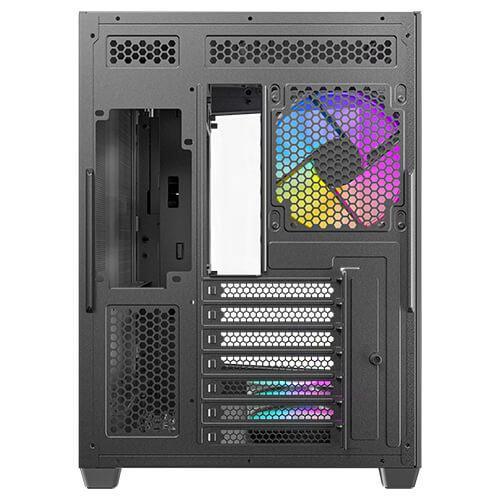 Antec C5 ARGB ATX, mATX Seamless Edge to Edge Black Case - IT Warehouse