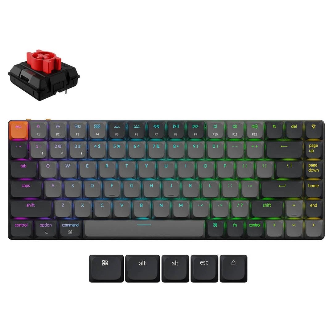 Keychron K3v3 QMK RGB Wireless Mechanical Keyboard Red Switch by Keychron