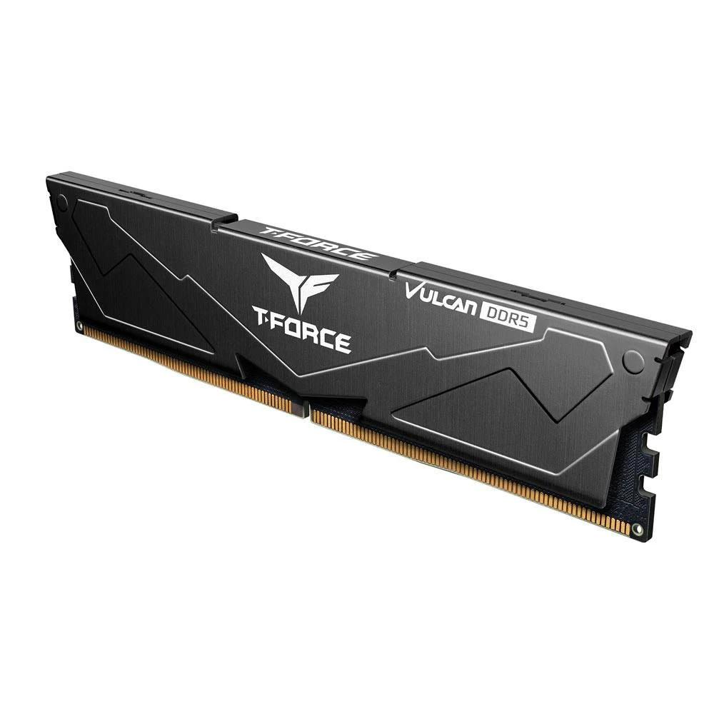 Team Group T-FORCE Vulcan 16GB (2 x 8GB) 6000MHz DDR5 Desktop RAM - Black by Team