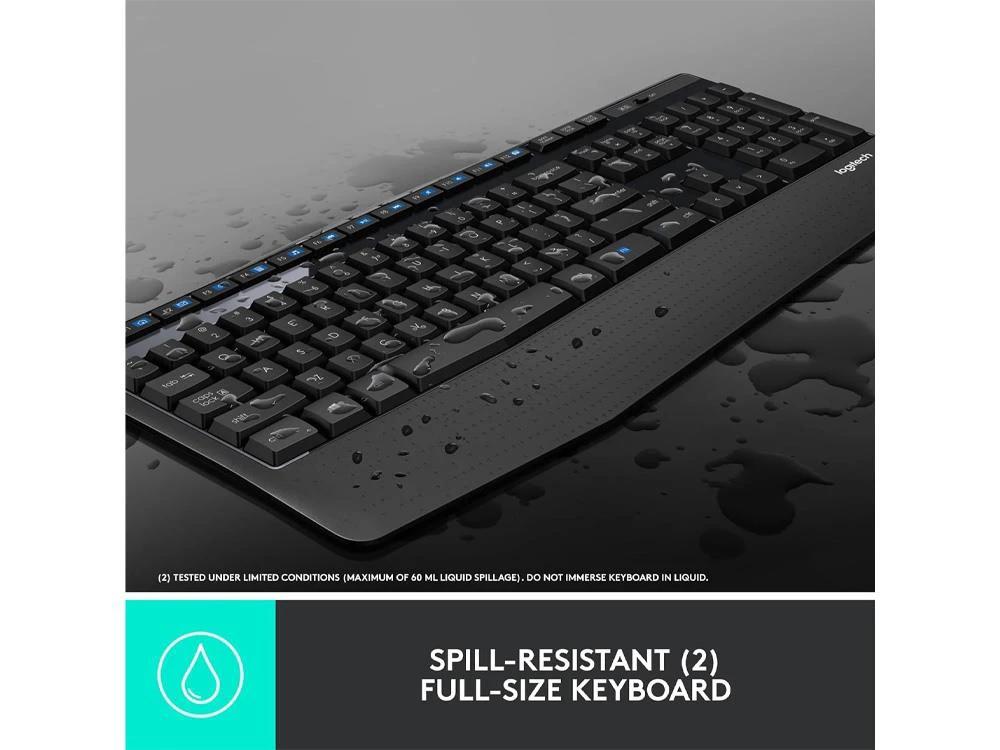 Logitech MK345 Wireless Keyboard and Mouse Combo - Black by Logitech