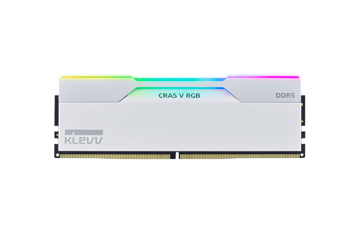 Klevv CRAS V 32GB Kit RGB DDR5 6000MHz White Memory - IT Warehouse