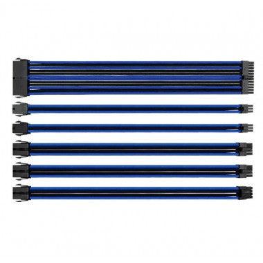 Thermaltake TTMod Sleeved PSU Extension Cable Blue/Black - Electronics > Electronics Accessories > Cables > System & Power Cables from Thermaltake