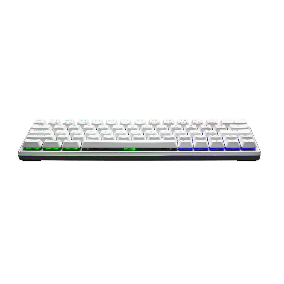 Cooler Master SK622 White RGB Compact Wireless Mech Keyboard - Low Profile Red - IT Warehouse