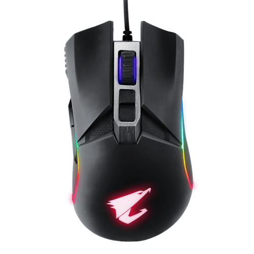 Gigabyte Aorus, M5, Ergonomic Right - handed Gaming Mouse, 16000dpi, 2 side buttons, USB Corded, RGB - IT Warehouse
