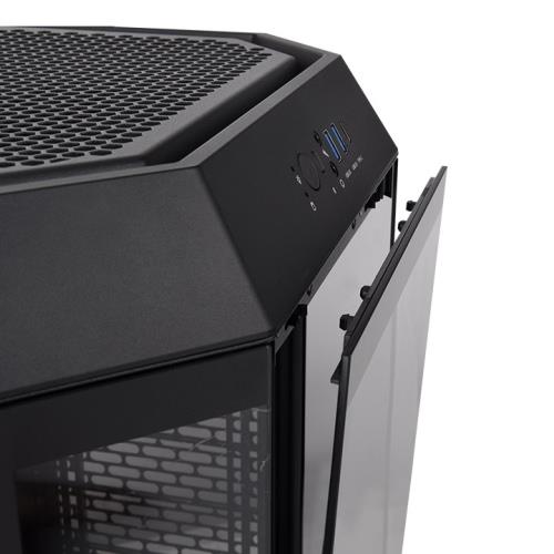 ThermalTake The Tower 300 Tempered Glass Micro Tower Case Black Edition - IT Warehouse