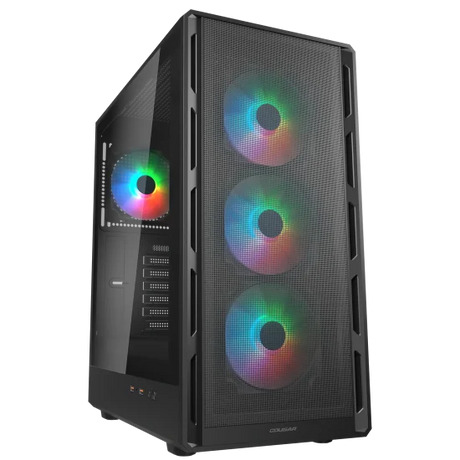 Cougar AIRFACE PURE RGB Black - Electronics > Electronics Accessories > Computer Components > Desktop Computer & Server Cases from Cougar
