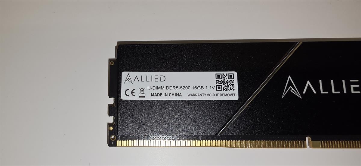 Allied 16GB DDR5 5200MHz U-DIMM Desktop RAM