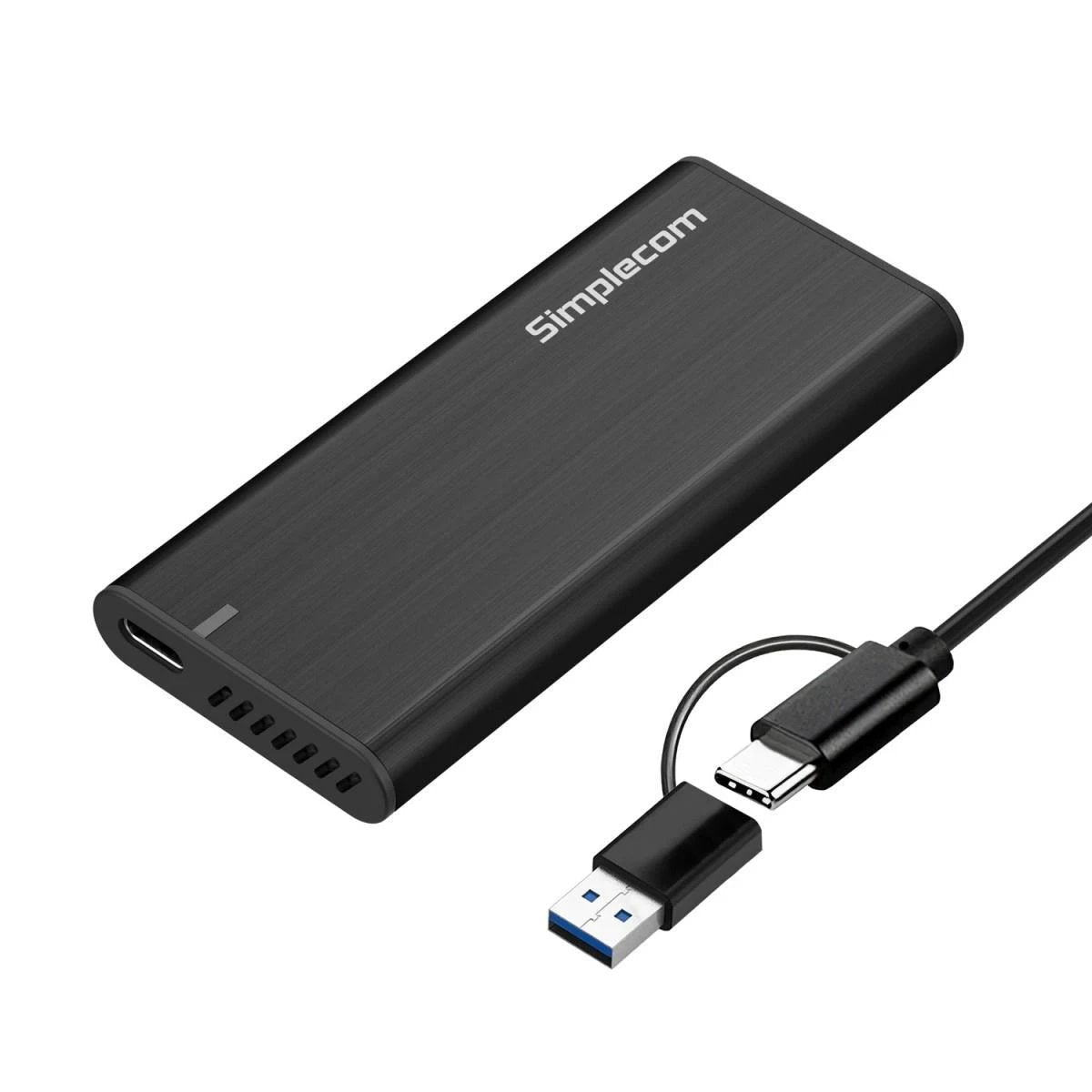 Simplecom SE502C SATA M.2 SSD to USB-C Enclosure USB 3.2 Gen1 5Gbps by Simplecom