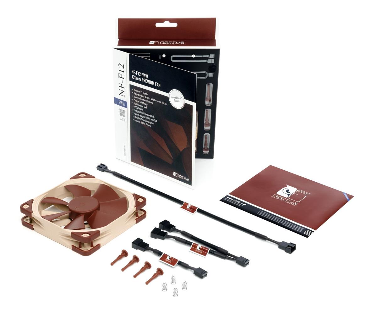 Noctua NF-F12 120mm Premium PWM Fan - Electronics > Electronics Accessories > Computer Components > Computer System Cooling Parts from Noctua
