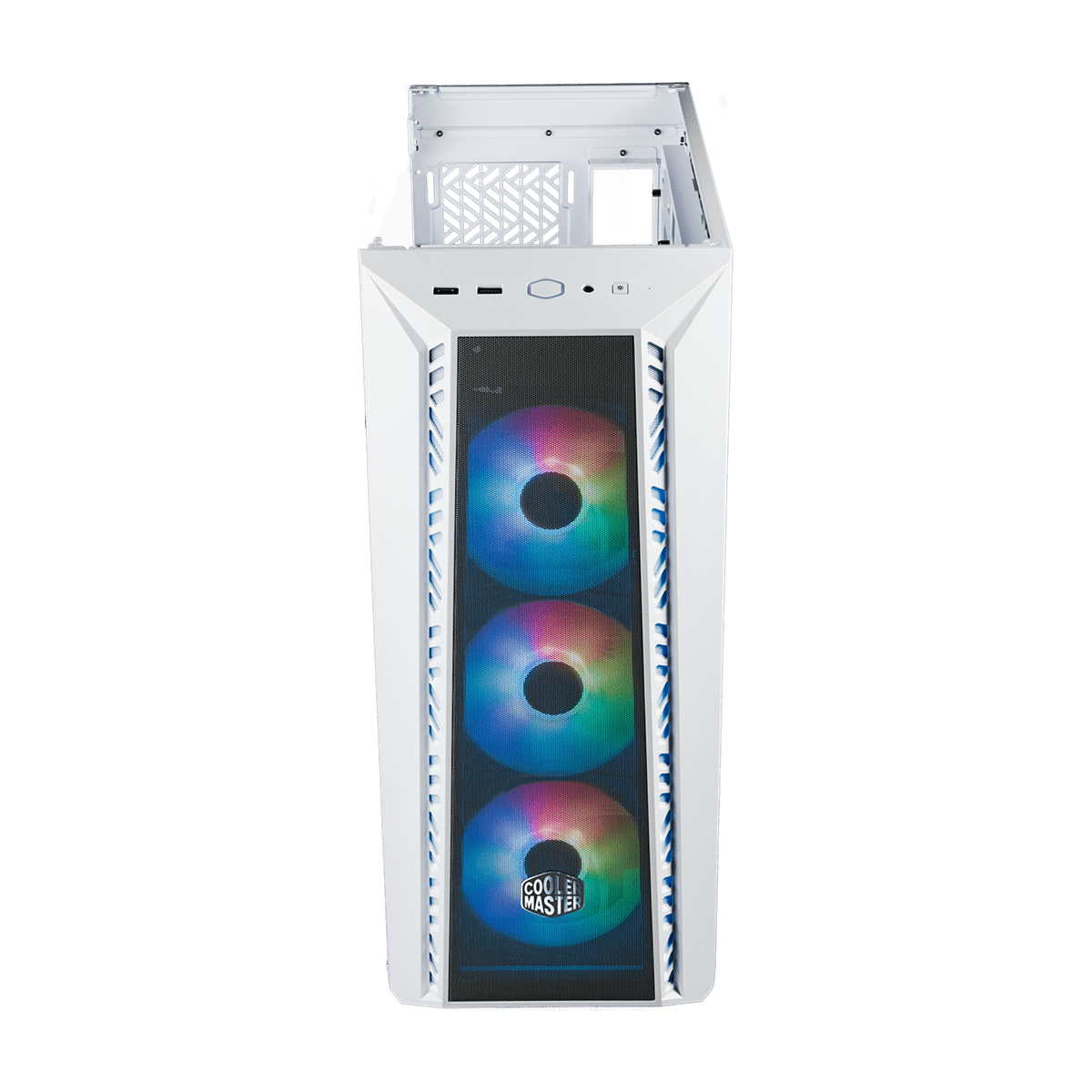 Cooler Master MasterBox MB520 Mesh White ATX Case - IT Warehouse