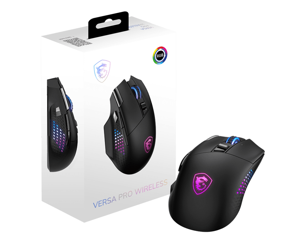 MSI Versa Pro Wireless Optical Gaming Mouse - IT Warehouse