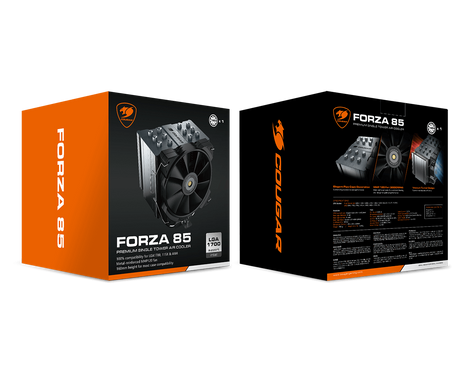 Cougar Forza 85 Premium Single Tower Air Cooler - Electronics > Electronics Accessories > Computer Components > Computer System Cooling Parts from Cougar