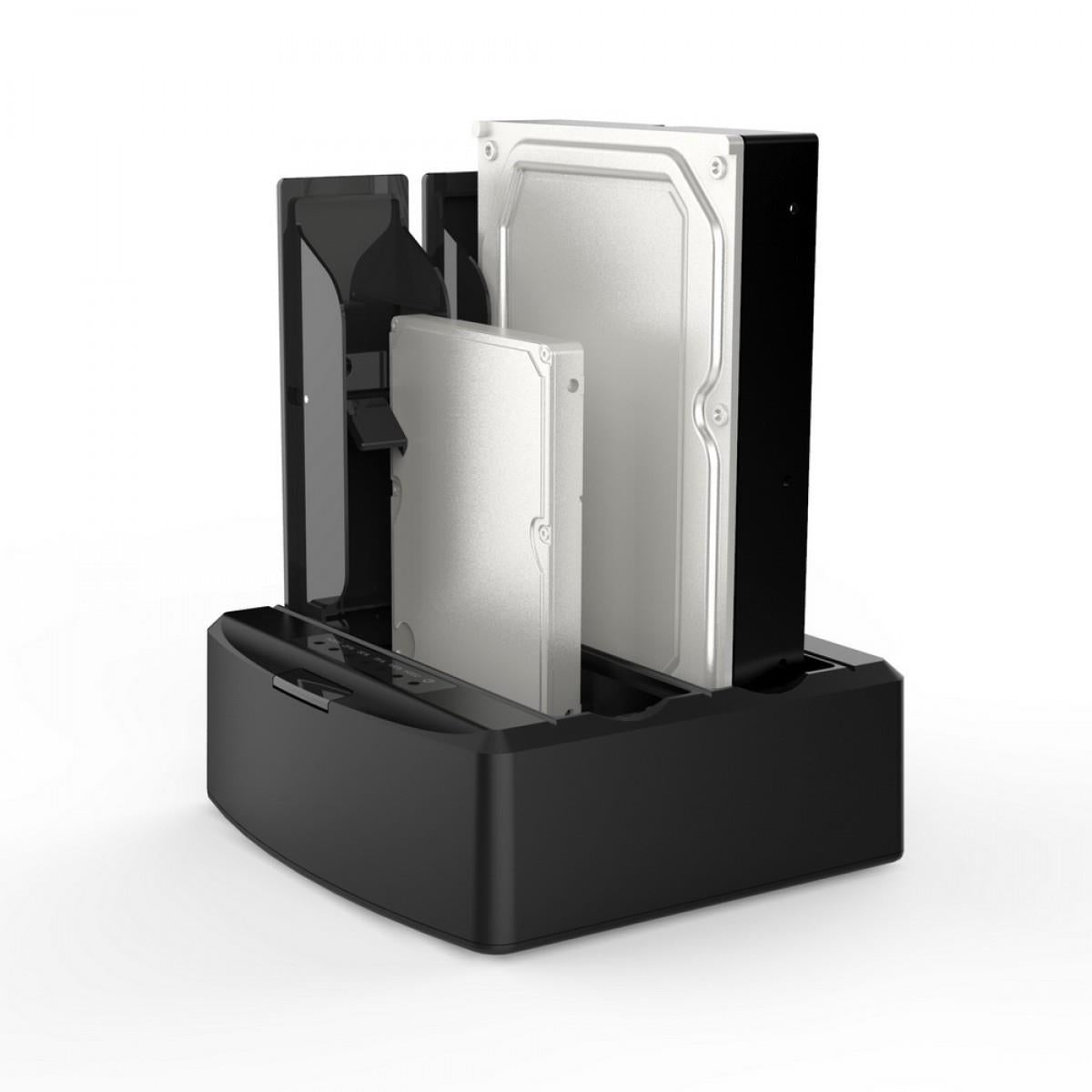 Simplecom SD312 Dual Bay USB 3.0 Docking Station for 2.5in and 3.5in SATA Drive - IT Warehouse