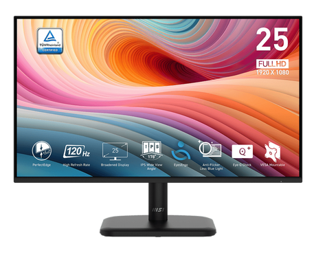 MSI Pro MP251L E2 24.5inch 120Hz FHD IPS Monitor - from MSI