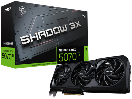 MSI GeForce RTX 5070 Ti 16G Shadow 3X OC - from MSI
