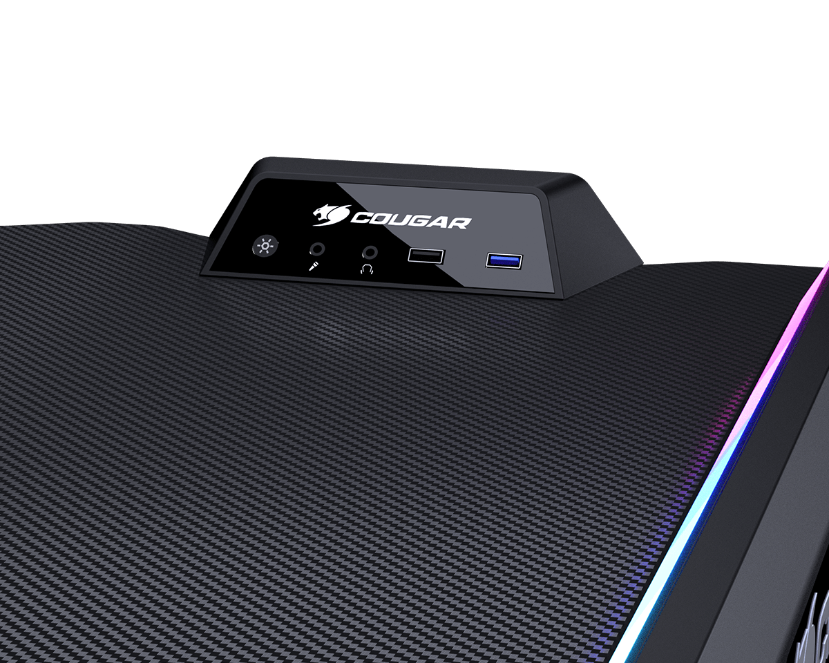 Cougar Mars 120 Dual ARGB Gaming Desk with Dock - IT Warehouse