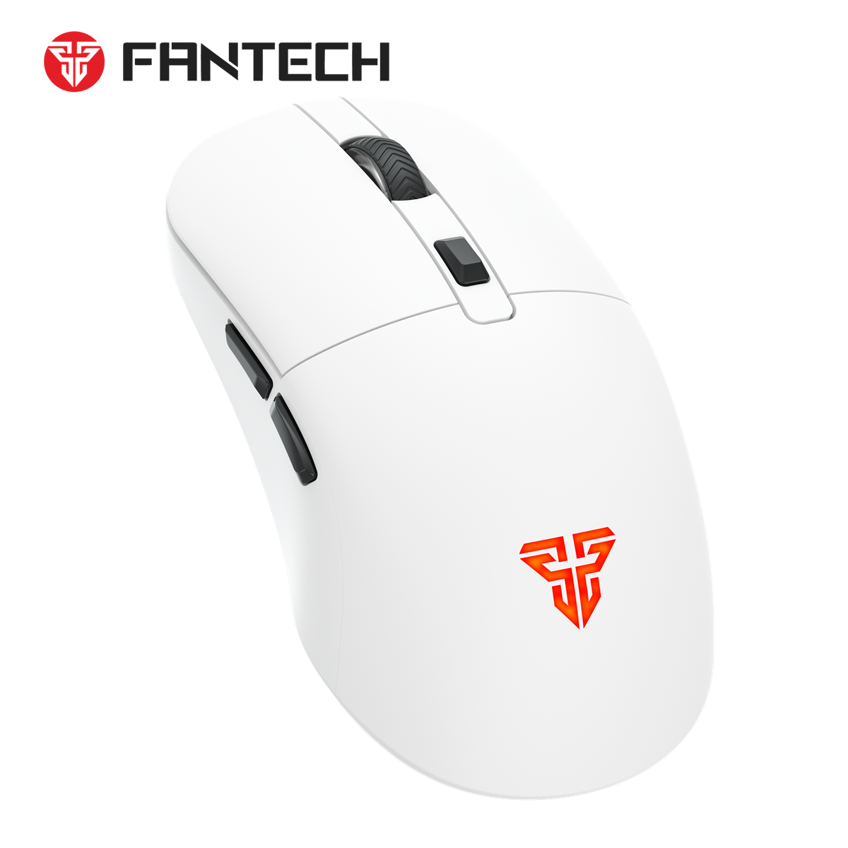 Fantech KANATA Tri-Mode Wireless Gaming Mouse with ARGB Charging Dock (White)