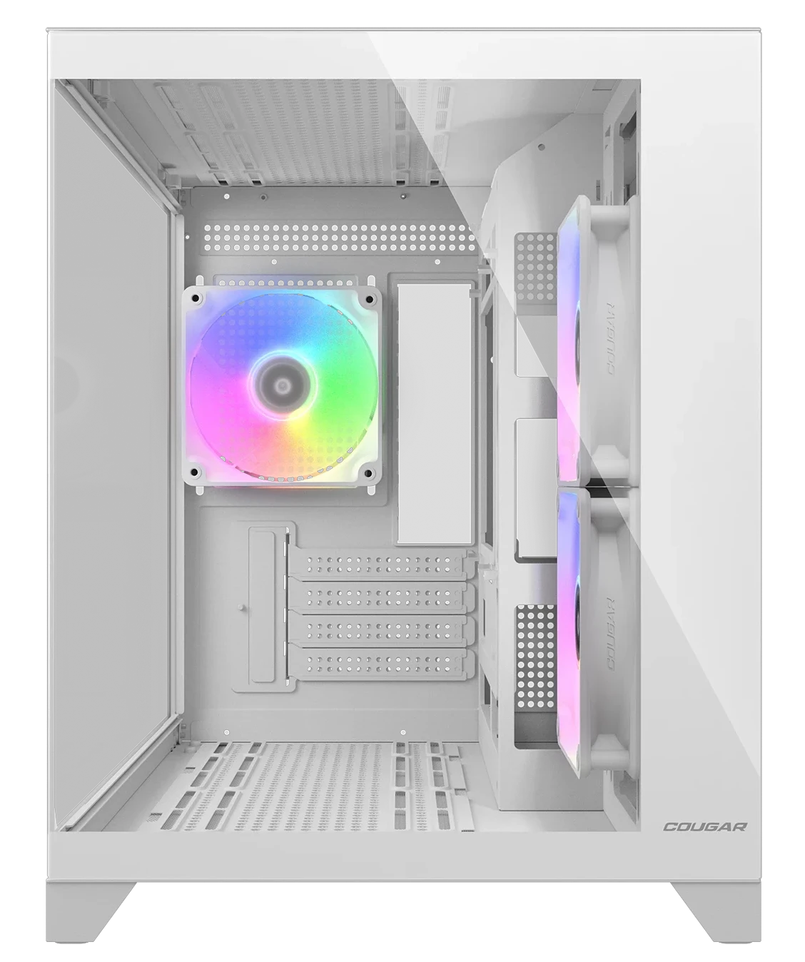 Cougar FV150 Mini RGB Micro-ATX Mid-Tower Case - White by Cougar