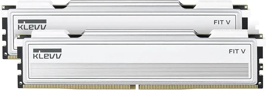 Klevv FIT V 32GB (2*16GB) DDR5 6000MHz CL30 Desktop RAM - White by Klevv