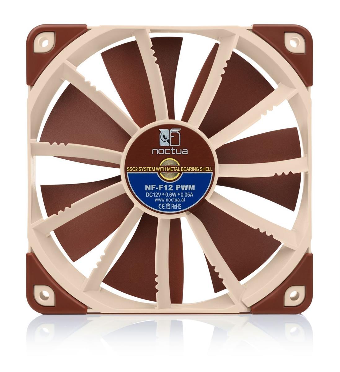 Noctua NF-F12 120mm Premium PWM Fan - Electronics > Electronics Accessories > Computer Components > Computer System Cooling Parts from Noctua