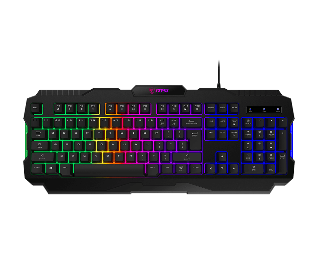 MSI Forge GK100 US Membrane Gaming Keyboard - Electronics > Electronics Accessories > Computer Components > Input Devices > Keyboards from MSI
