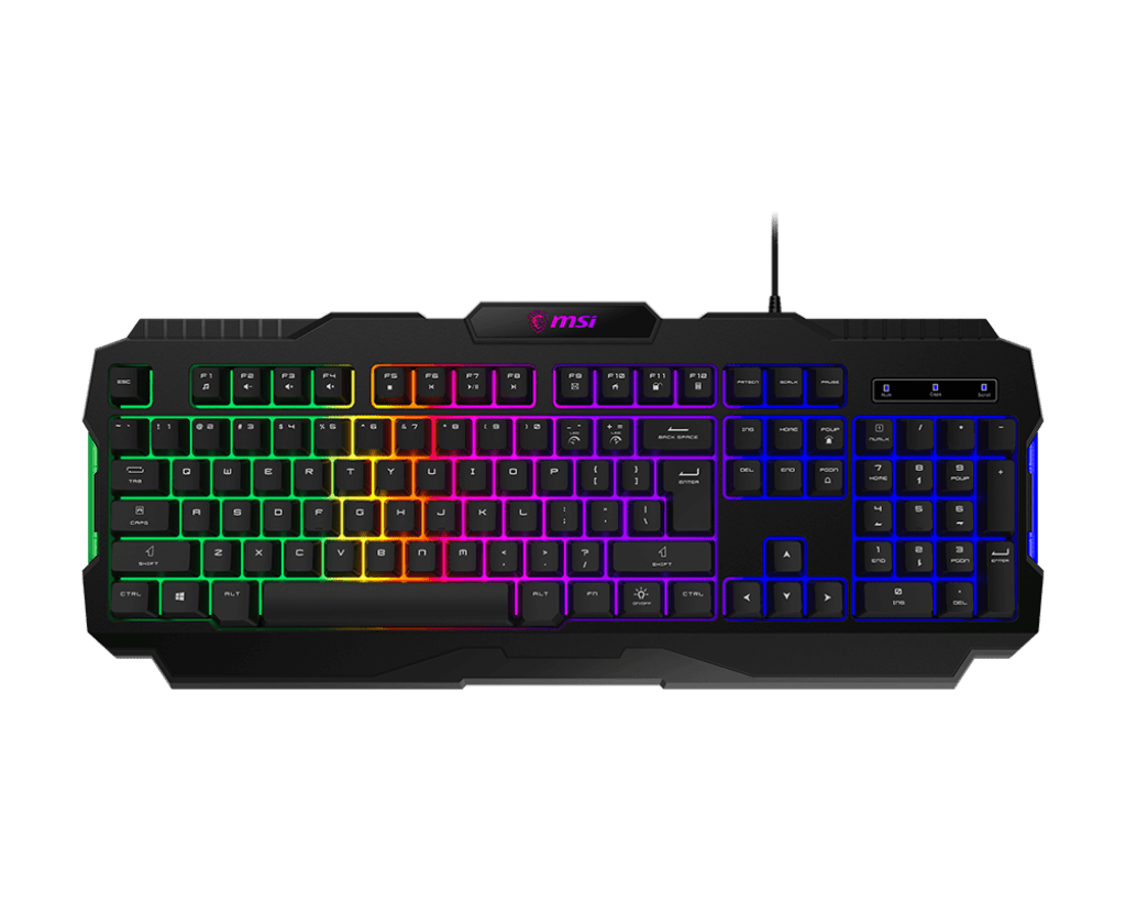 MSI Forge GK100 US Membrane Gaming Keyboard - IT Warehouse