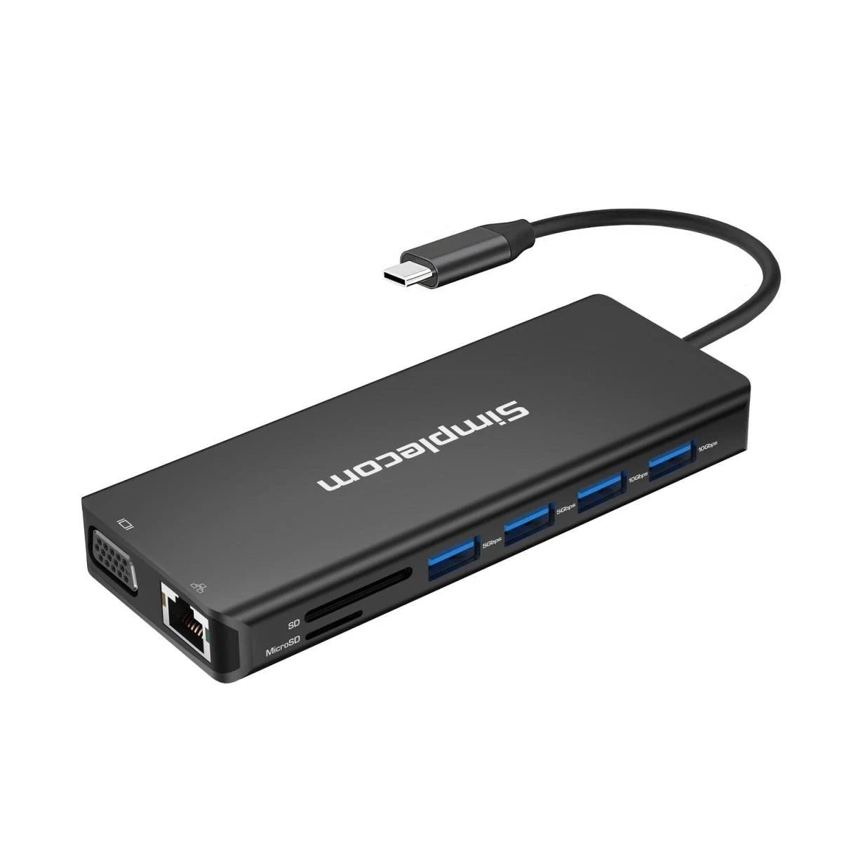 Simplecom CHN613 USB-C 13-in-1 Multiport Docking Station by Simplecom