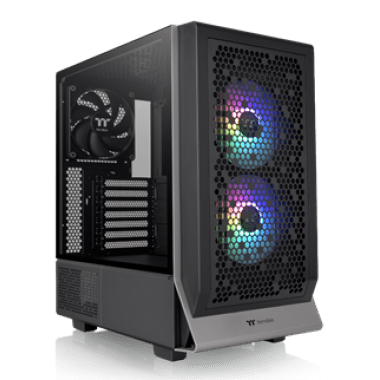 ThermalTake Ceres 300 Tempered Glass ARGB Mid Tower E - ATX Case Black Edition - IT Warehouse