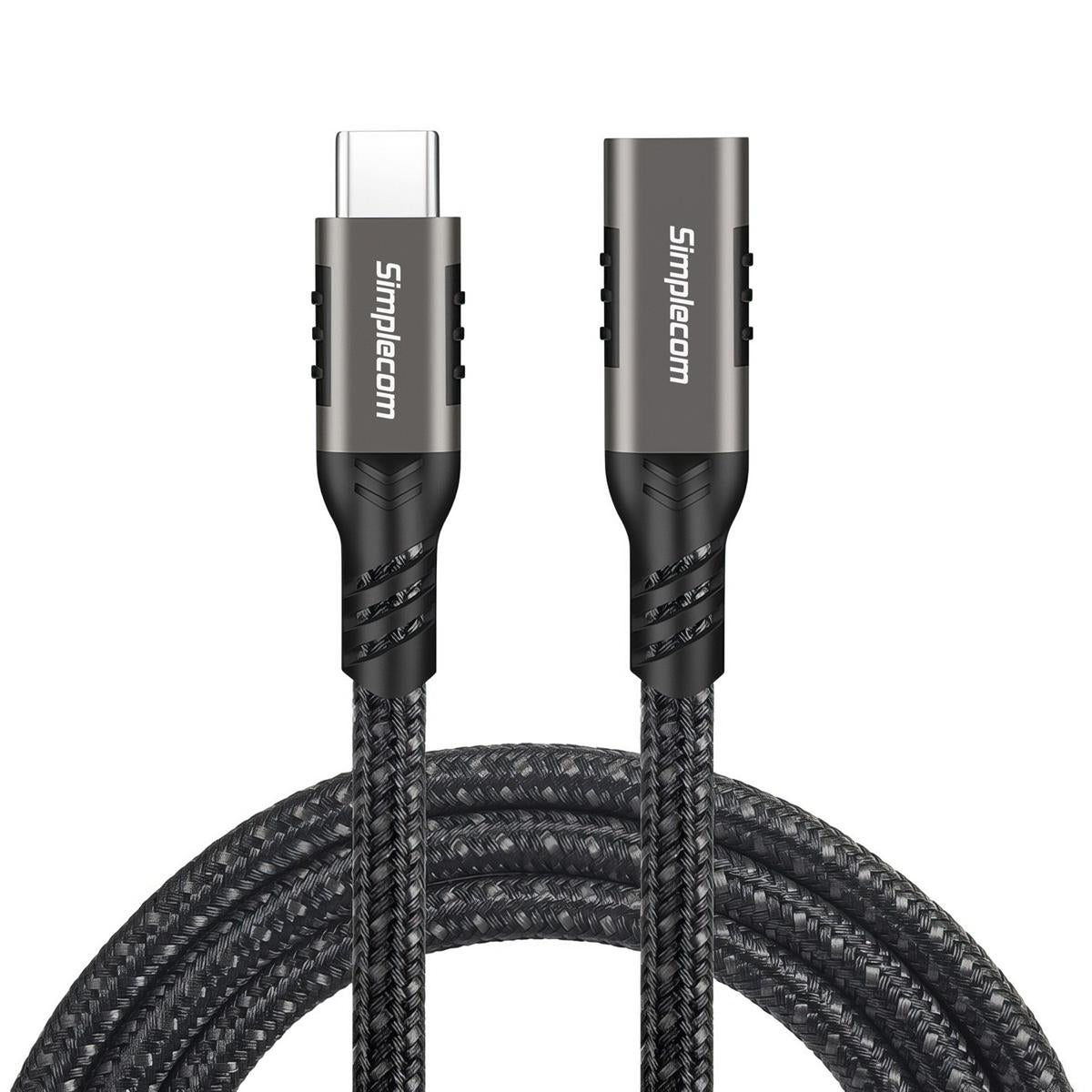 Simplecom USB-C Male to Female Extension Cable USB 3.2 Gen2 PD 100W 20Gbps 0.5M - Electronics > Electronics Accessories > Cables > Storage & Data Transfer Cables > USB Cables from Simplecom