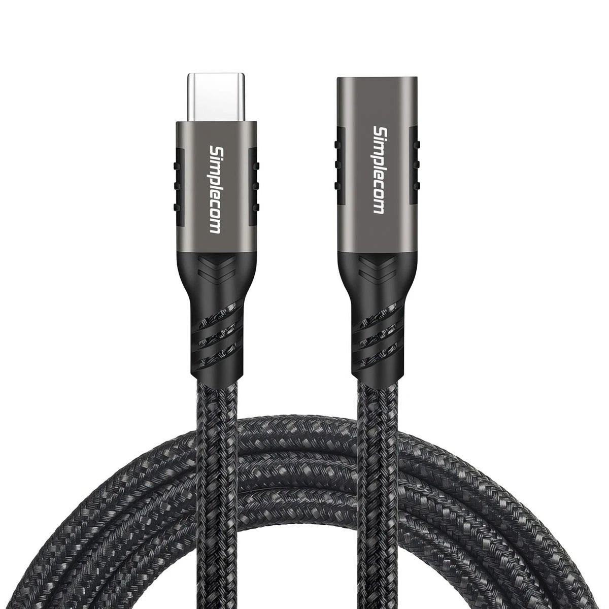 Simplecom USB-C Male to Female Extension Cable USB 3.2 Gen2 PD 100W 20Gbps 0.5M by Simplecom
