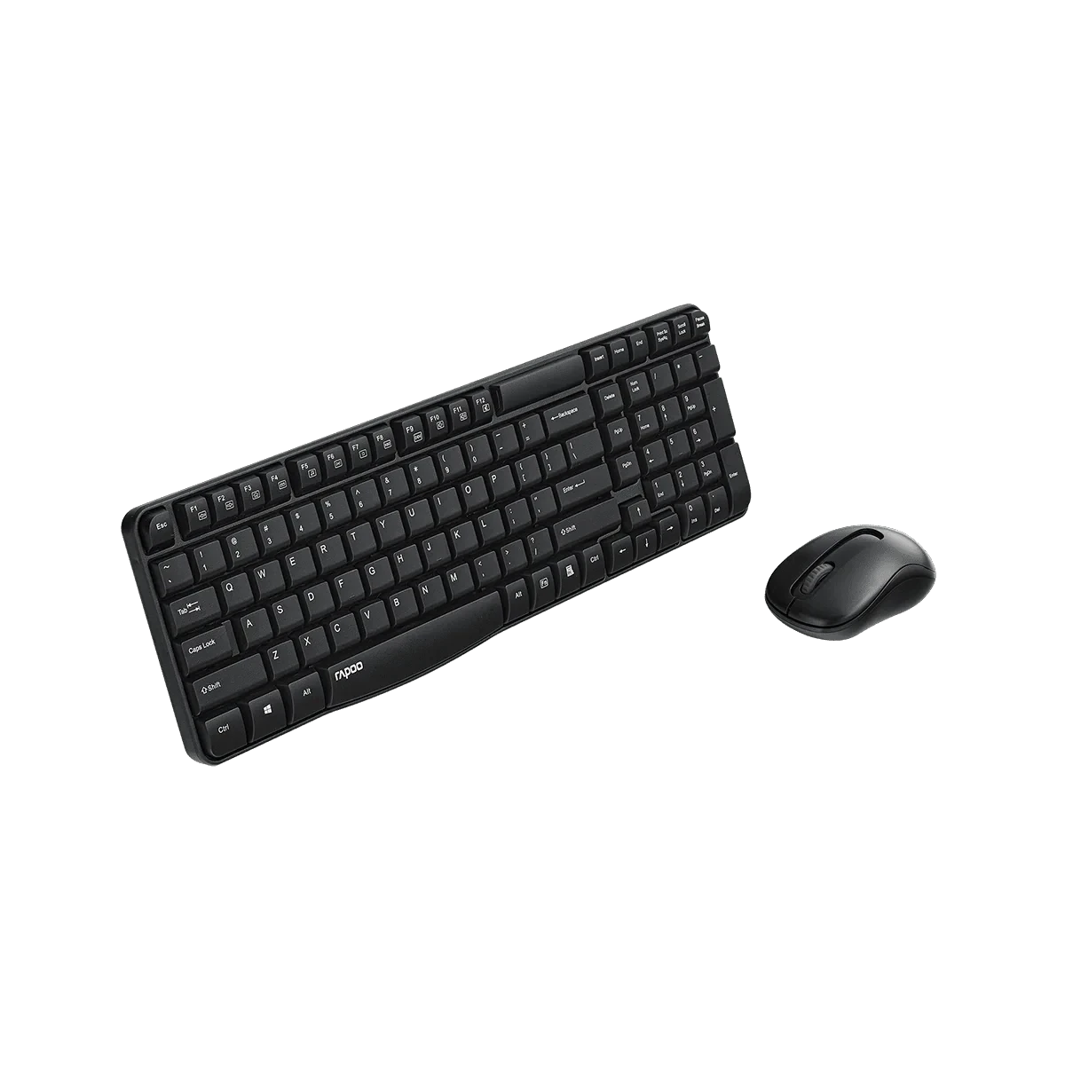 Rapoo X1800S Wireless Keyboard Mouse Combo Black by Rapoo